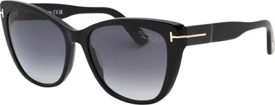 Immagine prodotto di Tom Ford - Occhiali da sole polarizzati Smoke da donna SY1071 (Taglia unica) (Nero lucido)