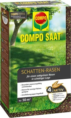 Produktbild von COMPO SAAT® Schatten-Rasen 1 kg für ca. 50 m²