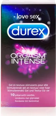 Produktbild von Durex Orgasm Intense Kondome - 10 Kondome
