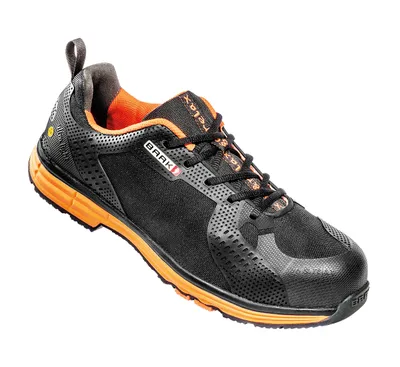 Produktbild von Sicherheitsschuh Chuck Gr.46 schwarz/orange Textil S3 SRC ESD EN20345 BAAK