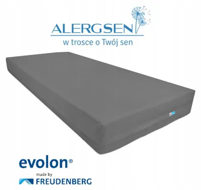 Produktbild von Alergsen Milbenschutz Matratzenbezug Evolon Grau 90x200 cm