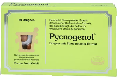Produktbild von Pycnogenol Kiefernrindenextrakt Pharma Nord, 60 St. Tabletten