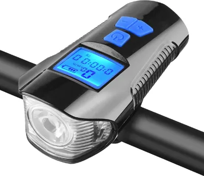 Produktbild von Bike -Tachometer vordere USB -USB -wiederaufladbare Nachtmesser mit Horn
