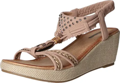 Produktbild von living UPDATED Damen-Sandalette Rosa, Farbe:rot, EU Größe:42