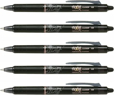 Produktbild von Frixion Clicker 1.0 - 5er-Set schwarz