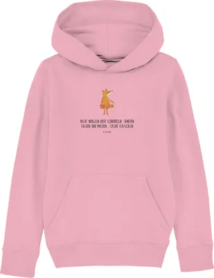 Produktbild von Mr. & Mrs. Panda Kinderpullover Fuchs Laterne 5-6 Jahre (110/116) - Baumwolle Pink - Geschenk, Sweatshirt, Sankt Martin, Pullover, Pulli, Laternenumzug, Optimistisch, Hoodie