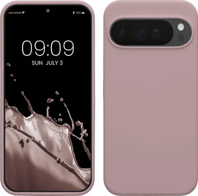 Produktbild von kwmobile Handyhülle für Google Pixel 10 Pro XL Hülle - Case Silikon - Kabelloses Laden - Schutzhülle Cover in Nude Lilac