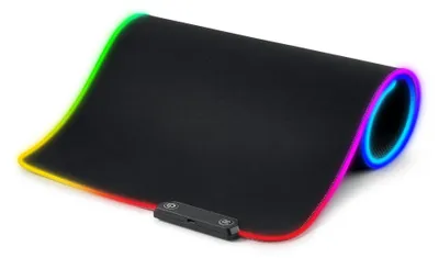 Productafbeelding van DR1TECH Anka+ Pro Gaming Muispad XXL LED [80x30cm] - Muispad, ergonomisch, antislip