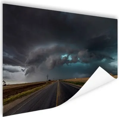 Produktbild von MuchoWow® Poster Der Käfig-Tornado der Bären in Texas 120x80 cm - Bilder