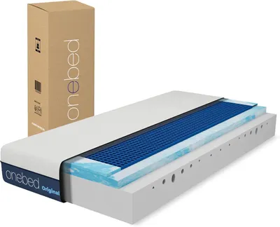 Immagine prodotto di Materasso Onebed, 90x200 cm, supporto medio, 25 cm di altezza, materasso in schiuma fredda ergonomico a 7 zone