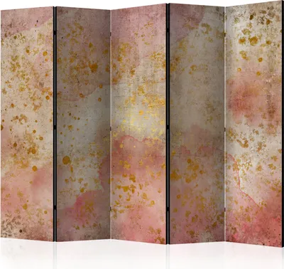 Image de Nouveauté ! Paravent décoratif Séparateur de pièce Cloison Paravent photo Paravent espagnol XXL ASPECT BÉTON ABSTRAIT 225 x 172 cm a-A-0795-z-c