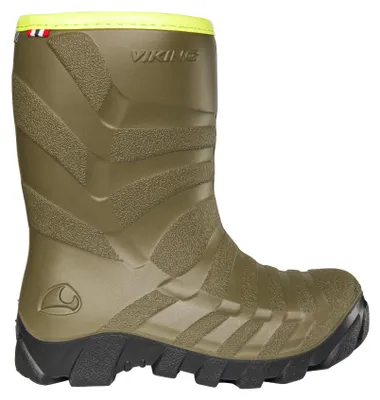 Immagine prodotto di Stivali invernali per bambini Viking Ultra Warm inPoliuretanocon fodera termica, color kaki/nero, 5-25100-6102