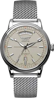 Obrázok produktu pre Pánske hodinky Aviator V.3.20.0.141.4BM strieborné