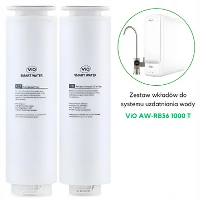Zdjęcie produktu dla Zestaw x2 Wymienne Filtry Do Systemu Oczyszczania Wody - VIO AW-RB36 1000 T
