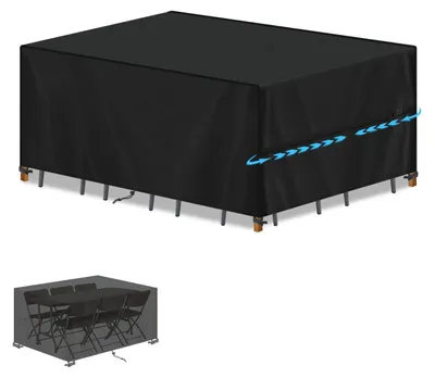 Image de Nappe imperméable pour mobilier de jardin, dimensions 150 x 90 x 90 cm