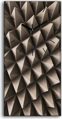 Produktbild von Wandbild Leinwand Bilder mit Uhr Geräuschlos Kunstdruck 30x60 Abstrakte Kunst - schwarze Hände