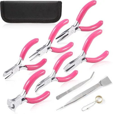Produktbild von Schmuckzangen-Set 10-teilig - für Schmuckherstellung und -reparatur