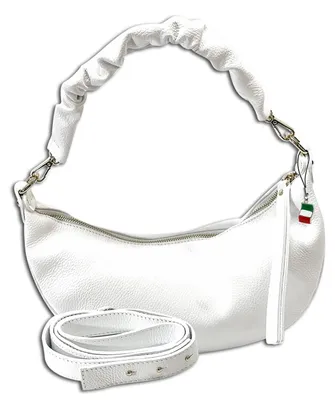 Imagen del producto de Tasche, bolso blanco, modelo Florence, de cuero, referencia OTF830W