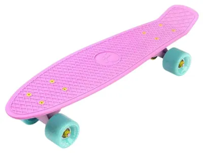 Productafbeelding van Meteor skateboard voor kinderen, retro model PP16460 (één maat) (roze/mintgroen)