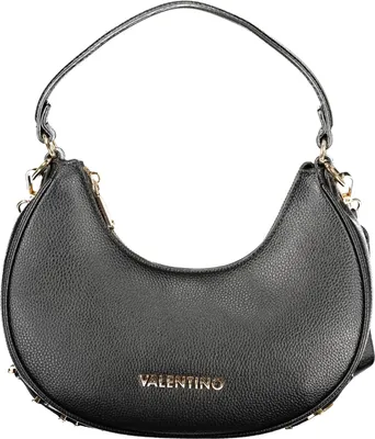 Produktbild von Elegante schwarze Damentasche mit Schulterriemen und vielseitigen Details