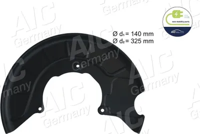 Produktbild von AIC Spritzblech Bremsscheibe für VW GOLF VI (5K1) Vorne Rechts 54846 Ankerblech