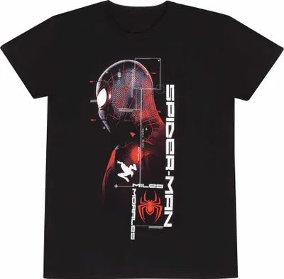 Produktbild von Spider-Man: Miles Morales - T-Shirt für Herren TV2927 (3XL) (Schwarz)