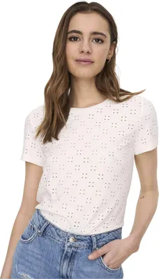 Produktbild von ONLY 15158450, Top (Kleidung), Erwachsener, Weiblich, Weiß, White / Cloud Dancer, L
