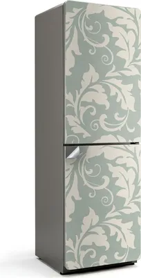 Obrázek produktu pro Vlny s dynamickými liniemi - Nálepka na ledničku - Samolepící fólie na ledničku - Kuchyňské dekorace - 60x190 cm