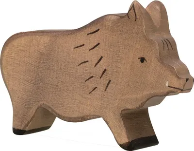 Immagine prodotto di Cinghiale tigrato in legno, cinghiale