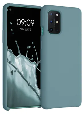 Produktbild von kwmobile Handyhülle für OnePlus 8T Hülle - Case Silikon - Kabelloses Laden - Schutzhülle Cover in Arctic Night