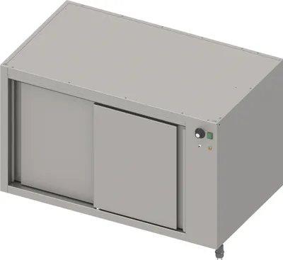 Produktbild von Wärmeunterschrank Boxversion 2.0 mit Schiebetüren, Sockelbau 1300x540x660 mm