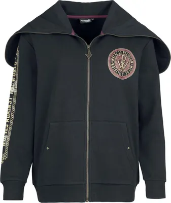 Produktbild von Powerwolf Kapuzenjacke Damen EMP Signature Collection schwarz 3XL
