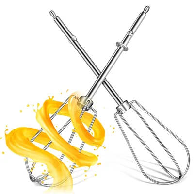 Produktbild von Rührbesenaufsatz - Edelstahl - Ersatz für Handmixer - 2er-Set