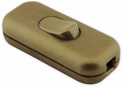 Produktbild von ARDITI Schnurzwischenschalter, 230 V, 2 A, gold