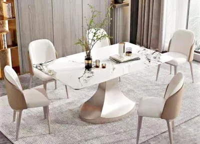 Produktbild von Esszimmer Säulen Tische Italienische Möbel Esstisch Restaurant Tisch Luxus Neu