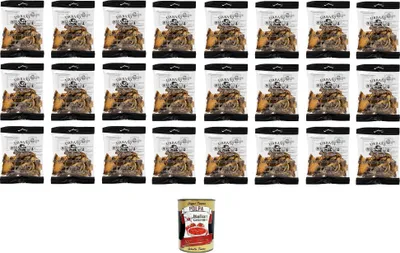 Produktbild von Urbani Funghi Porcini Secchi Trockene Steinpilze 24x 20gr + Italian Gourmet Polpa 400g Dose