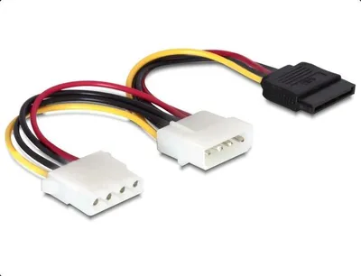 Immagine prodotto di DELOCK DeLOCK Cavo di alimentazione SATA HDD > 2x 4pin maschio/femmina 0,165 m