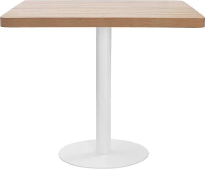Obrázok produktu pre vidaXL Bistro stôl svetlo hnedý 80x80 cm MDF