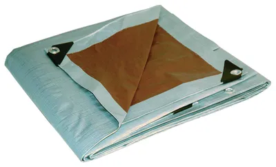 Imagen del producto de Lona de polietileno, 16 x 20 pies, 10 mil, impermeable, para uso en exteriores