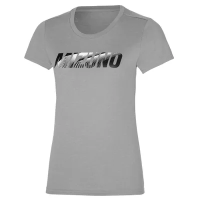 Produktbild von MIZUNO Grafik-T-Shirt / Grau / XS