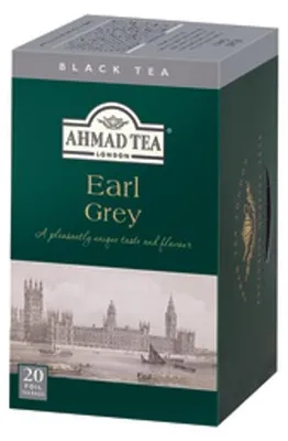 Produktbild von Ahmad Tea- Earl Grey Schwarzer Tee 40g, 20 Beutel