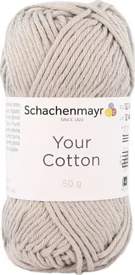 Produktbild von Schachenmayr Your Baumwolle 00005 Ivory Strickgarn