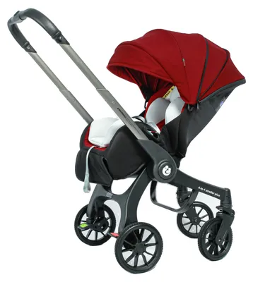 Immagine prodotto di Passeggino per bambini, leggero, design pieghevole, colore rosso