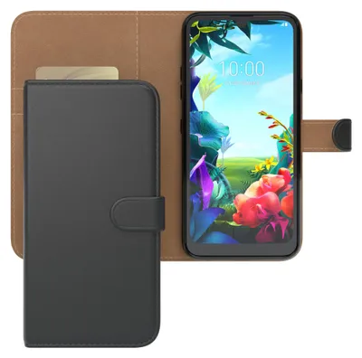 Produktbild von EAZY CASE Business Hülle für LG K40s klappbar, Premium Kunstleder Handyhülle mit Kartenfach