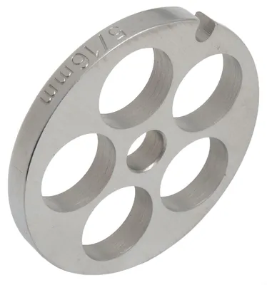 RVS-Lochscheibe Nr. 5, 16 mm, für Fleischwolf