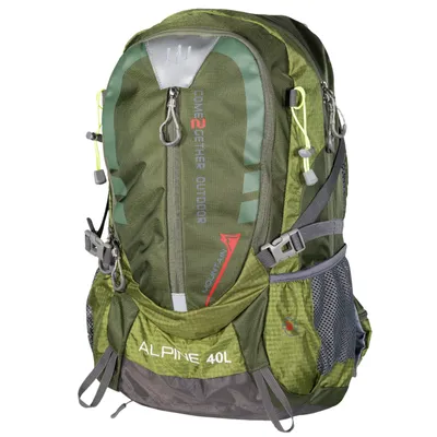Produktbild von NOWI Trekkingrucksack praktischer moderner Outdoor Rucksack mit Regenhaube Brustgurt gepolsterte Schultergurte Schlaufen für Hiking Pole 40 Liter