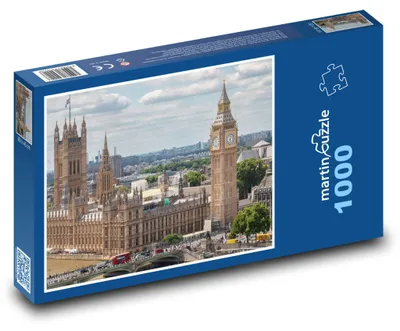 Zdjęcie produktu dla Puzzle 1000 Big Ben i Tamiza w Londynie - martinpuzzle