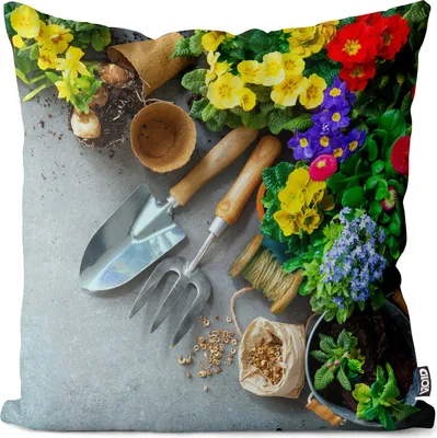 Produktbild von VOID Gartenarbeit Blumen Garten Hof Kissenbezug Kissenhülle Polyester wasserfest Outdoor Indoor