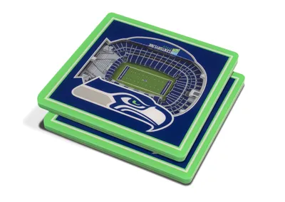 Produktbild von Seattle Seahawks 3DStadiumView Untersetzer 2erSet