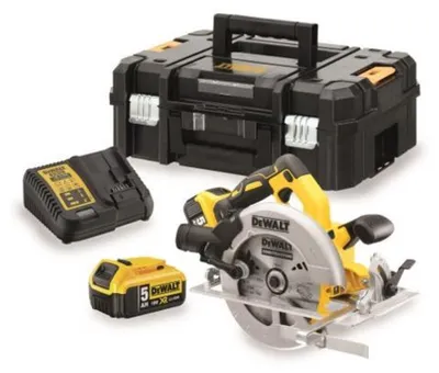 DEWALT Akku-Kreissäge 18V DCS570P2 184mm mit 2x5,0Ah Akkus